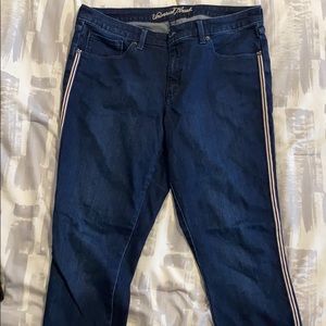 Universal thread jeans size 14 with side stripe